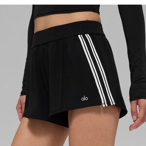 ALO Yoga Black Track Star Shorts